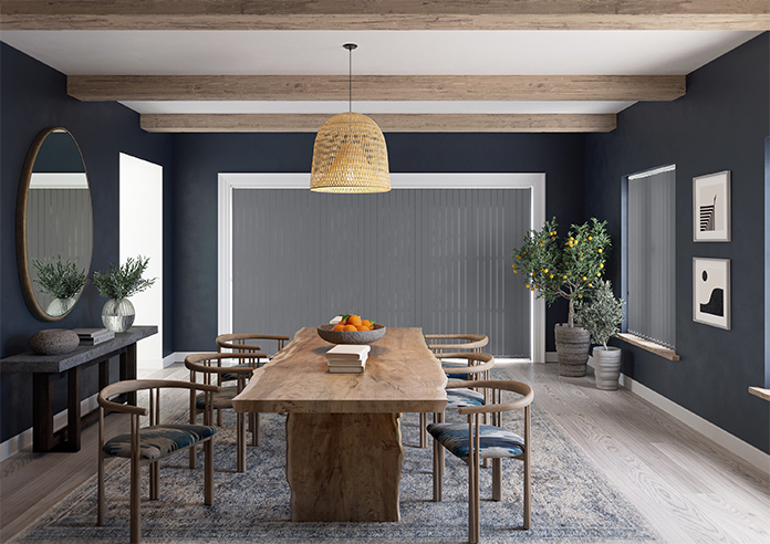 Palermo (Blackout), Dark Grey - Vertical Blind - Image 9